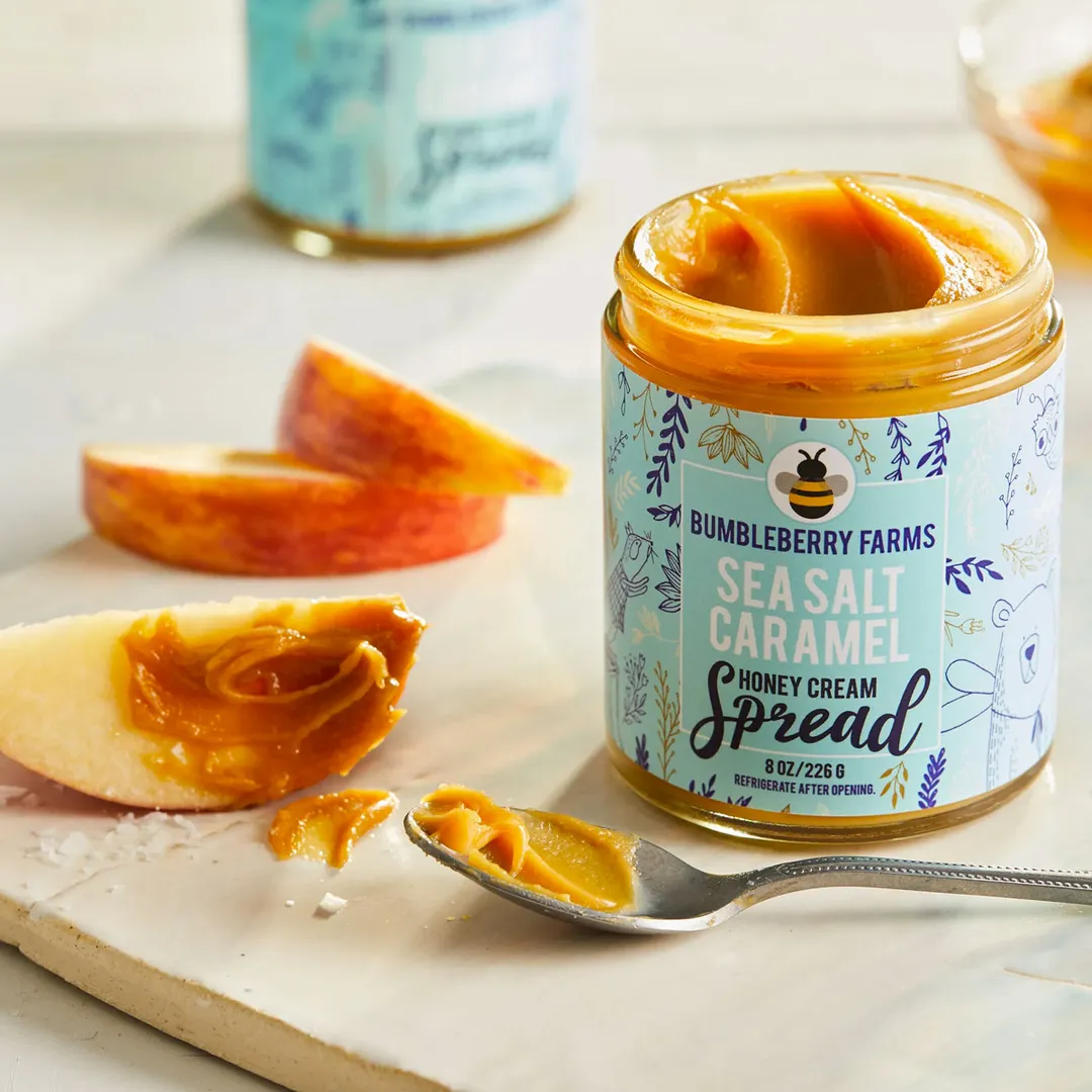 Bumbleberry Farms | Sea Salt Caramel Honey Cream Spread | 8oz