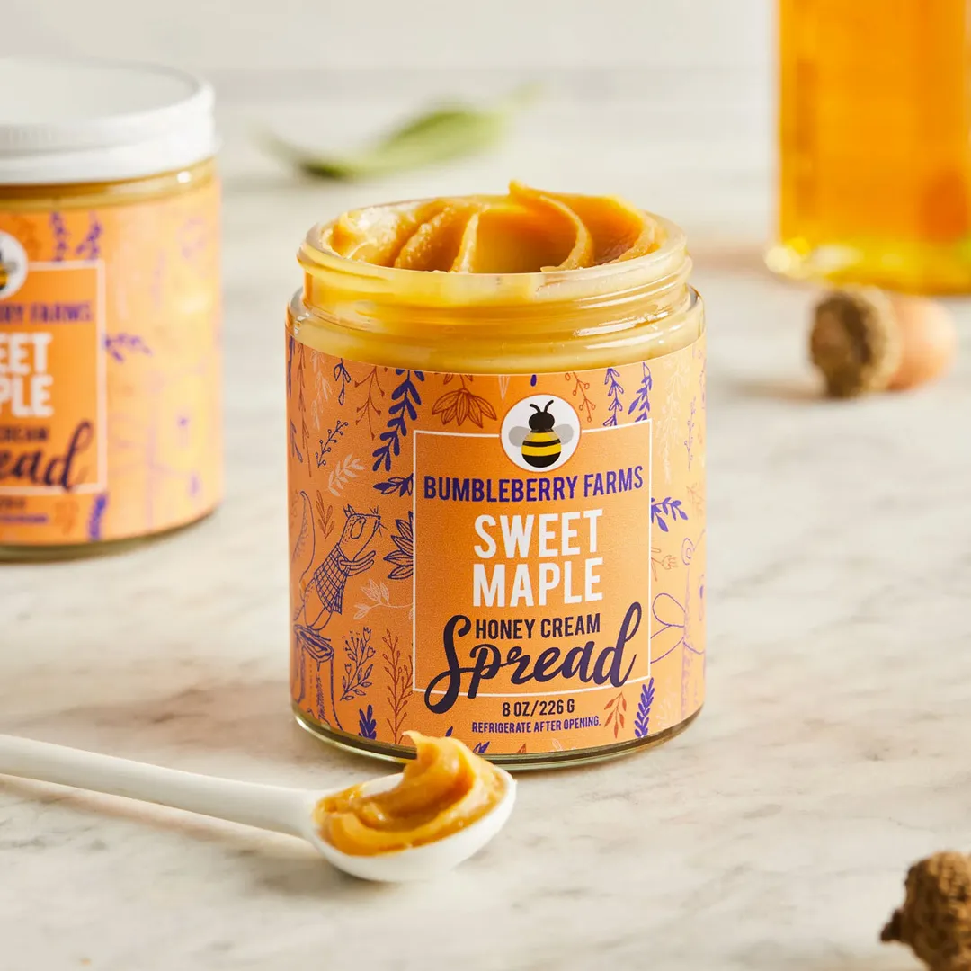 Bumbleberry Farms | Sweet Maple Honey Cream Spread | 8oz