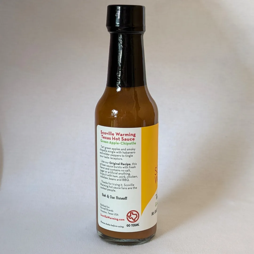 Scoville Warming Green Apple Chipotle Hot Sauce
