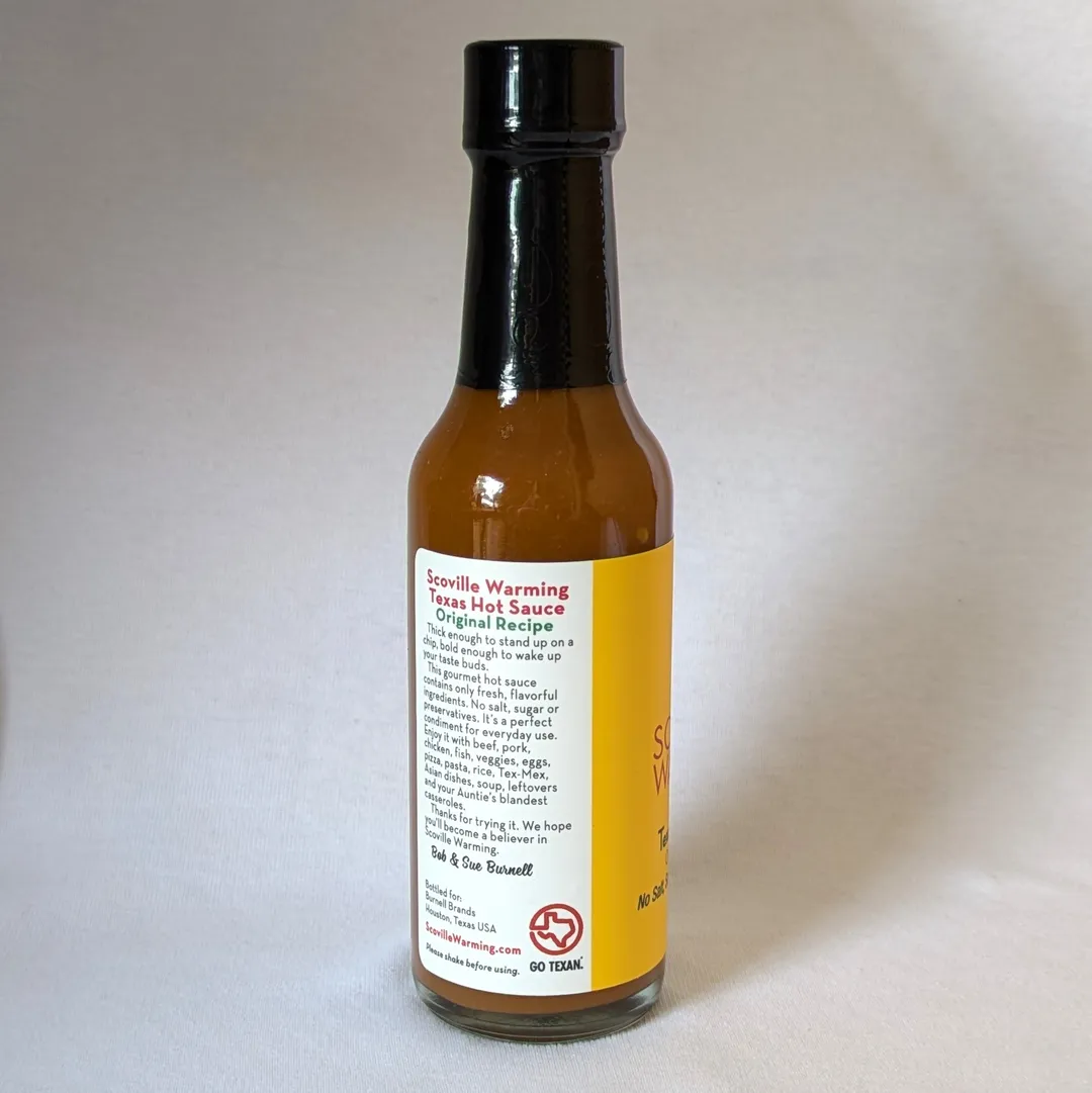 Scoville Warming Original Recipe Hot Sauce