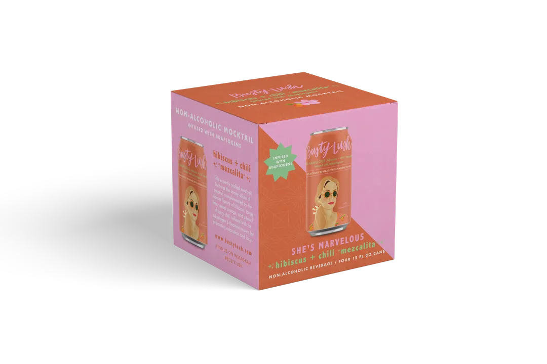 She's Marvelous Hibiscus + Chili Mezcalita wtih adaptogens (4pk boxes)