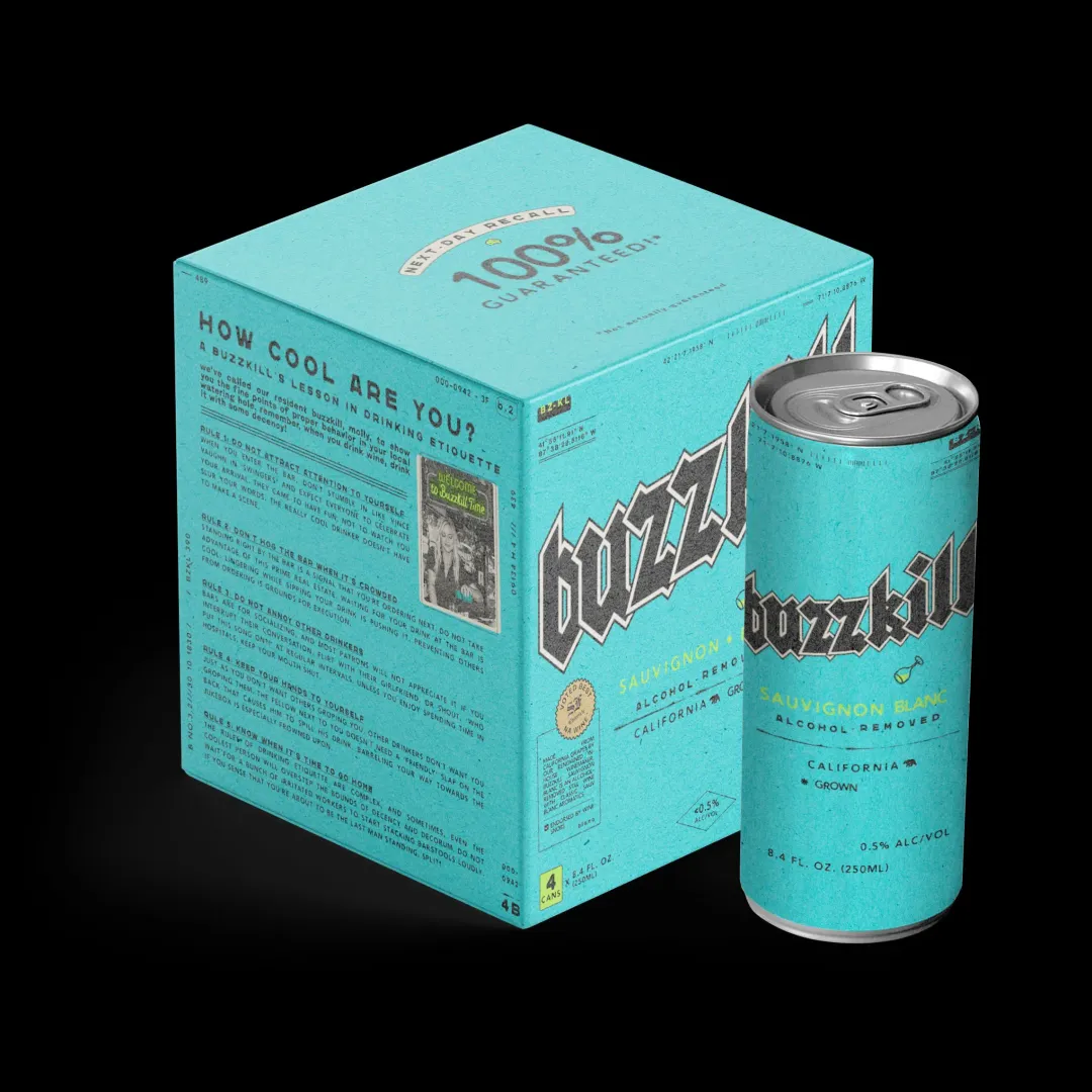 Alcohol-Removed Sauvignon Blanc Can 4-Pack