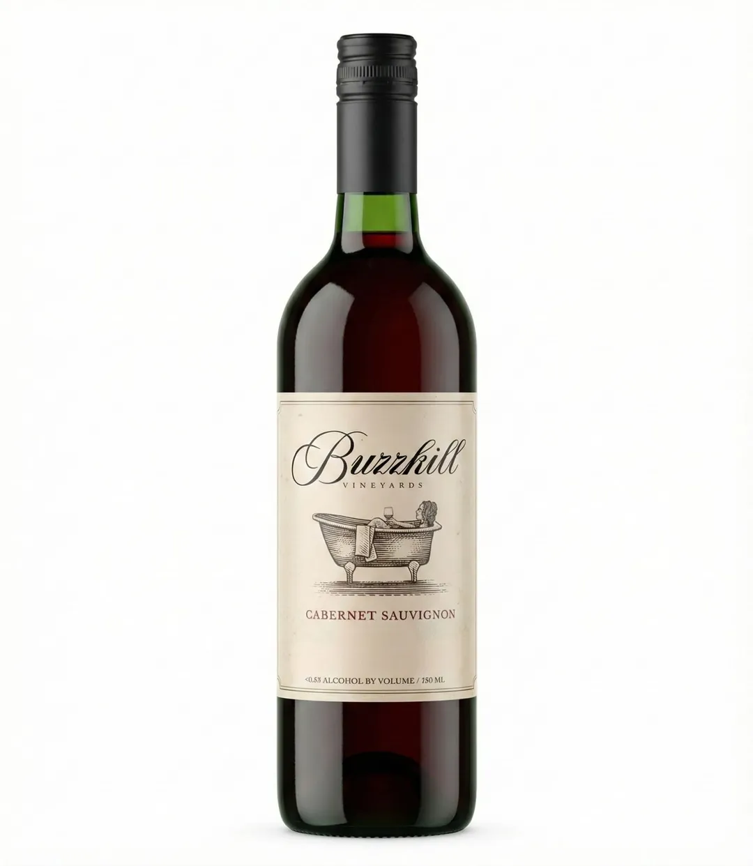 COMING SOON - Buzzkill NA Cabernet Sauvignon Wine - 12 Bottles