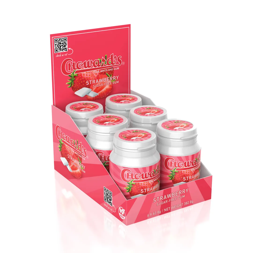 Choward's Sugar Free Strawberry Chewing gum