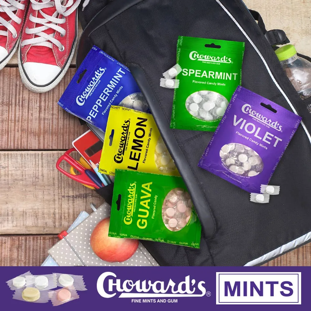 Choward's Violet Mints Peg Bag 3oz.