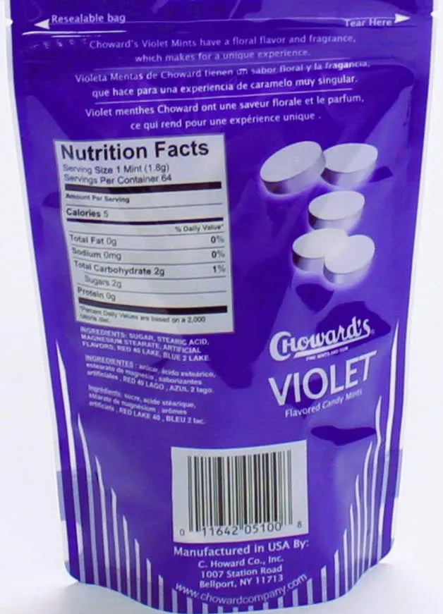Violet Pouch Bag 60ct. on average