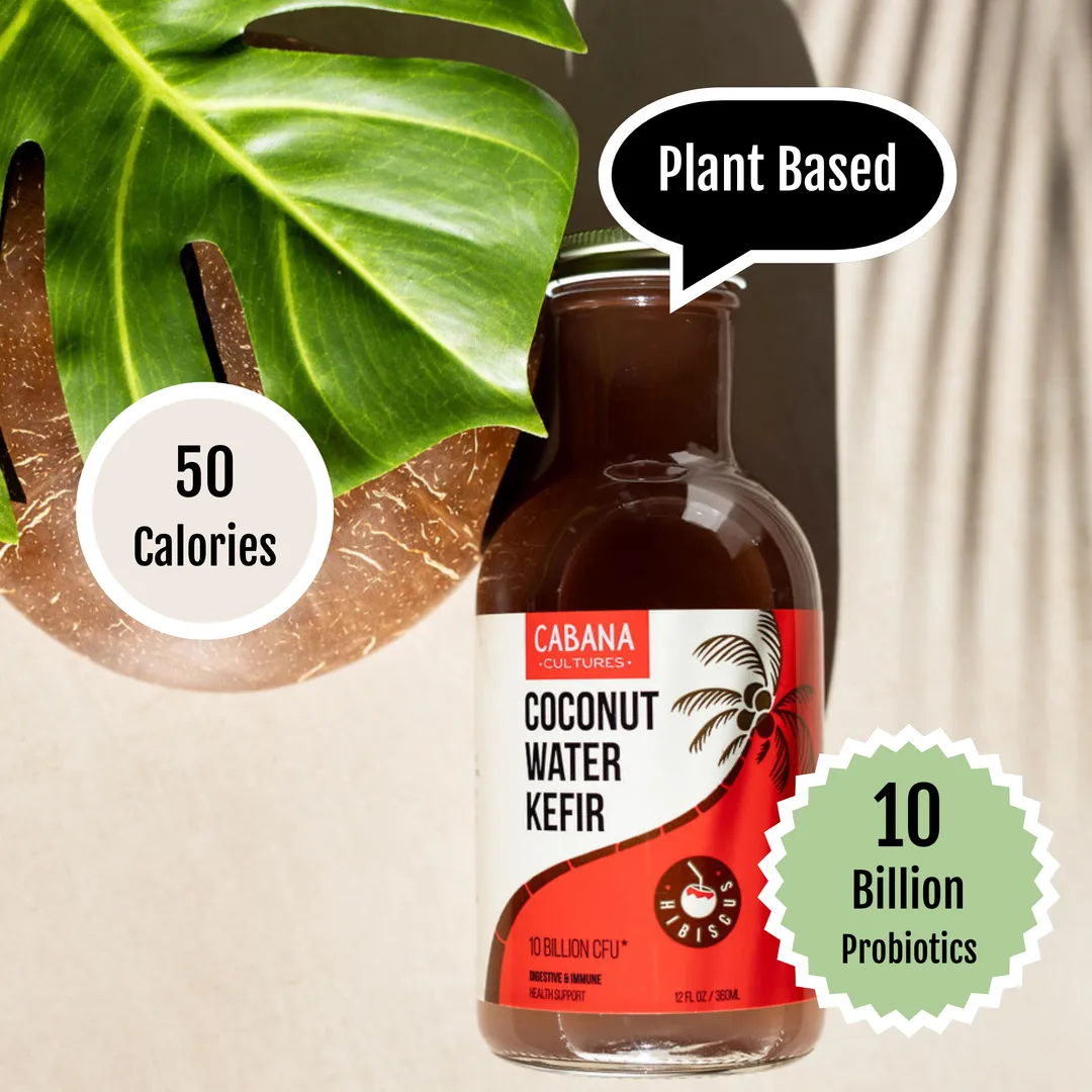 Hibiscus Coconut Water Kefir