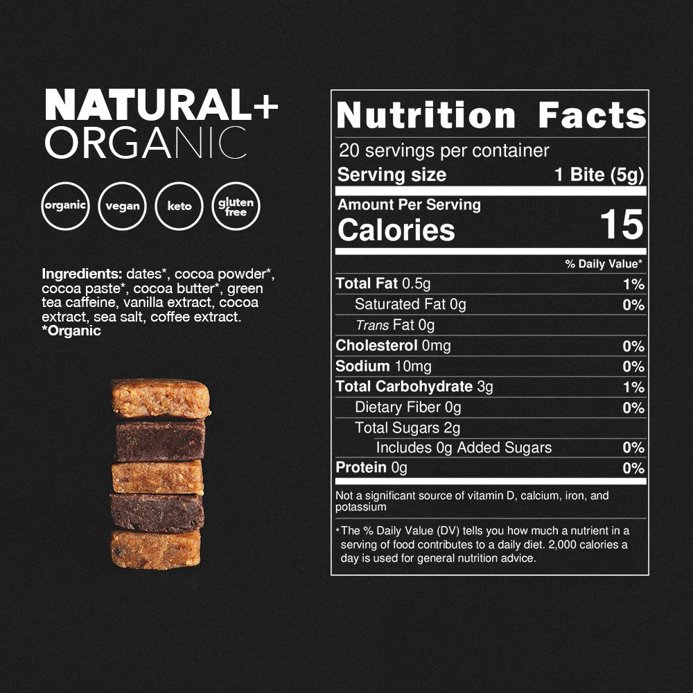 CAFF Energy Bite - Dark Chocolate