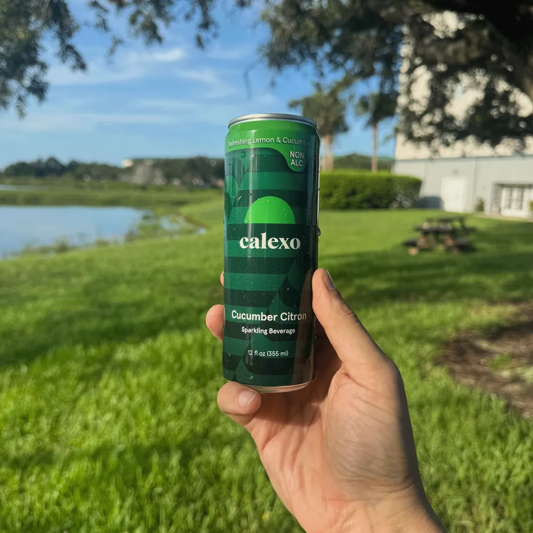 Calexo Cucumber Citron - Non-Alcoholic Sparkling Mocktail - 0.0%ABV - 12oz