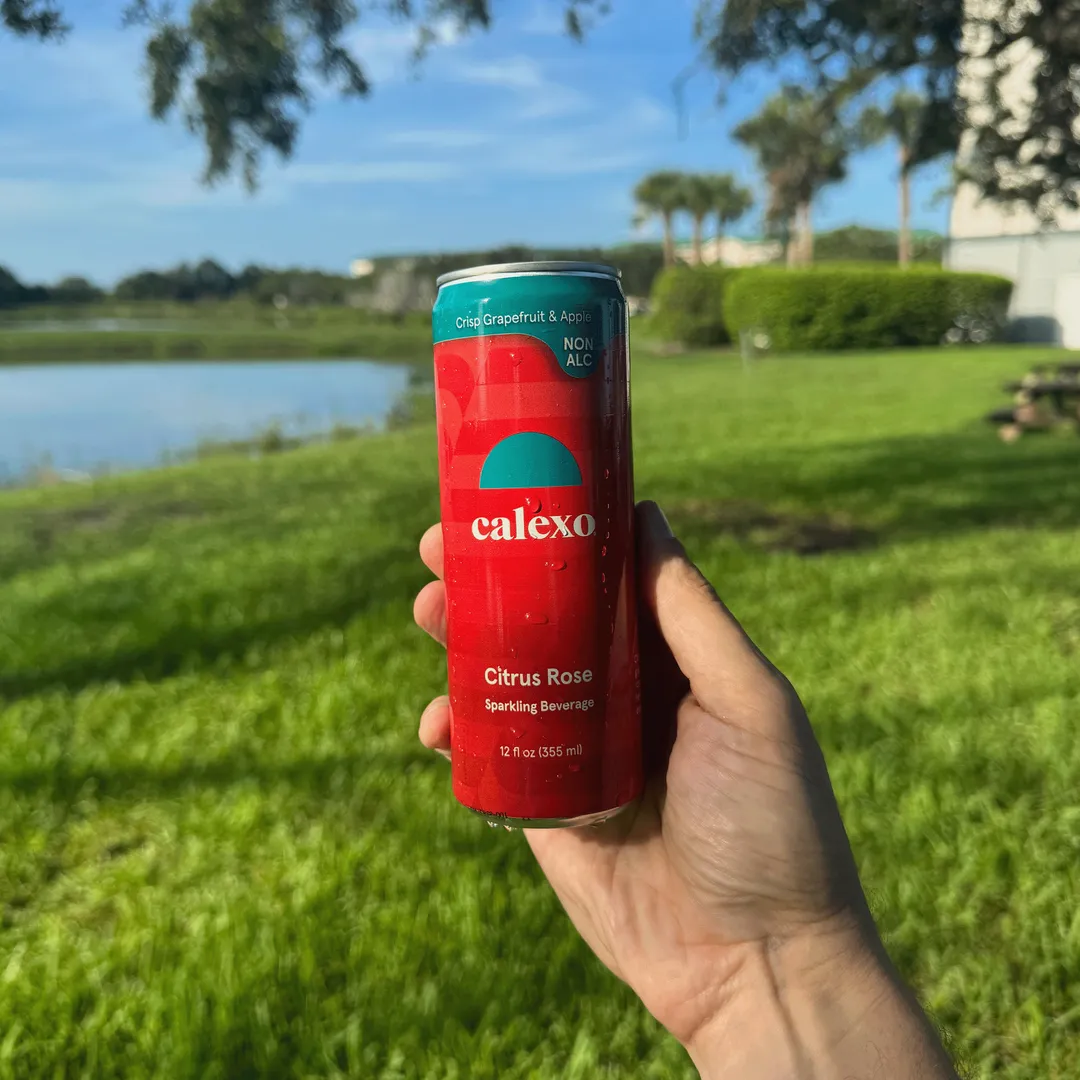 Calexo Citrus Rose - Non-Alcoholic Sparkling Mocktail - 0.0%ABV - 12oz