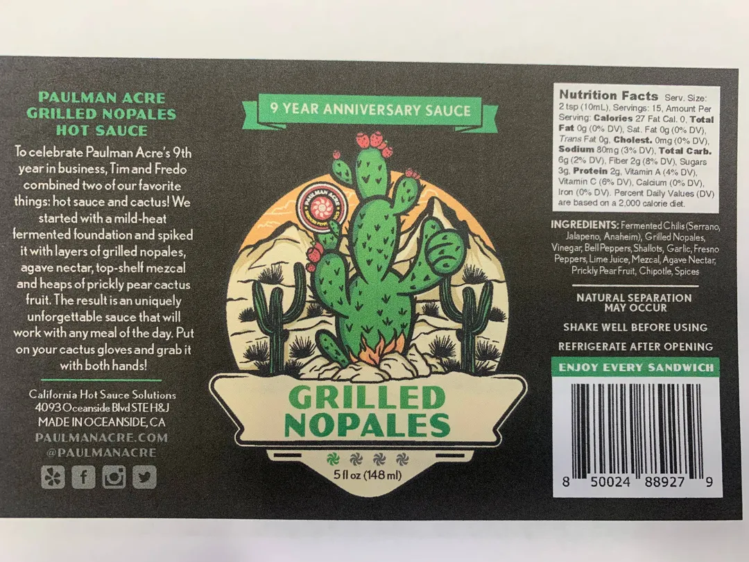 Grilled Nopales