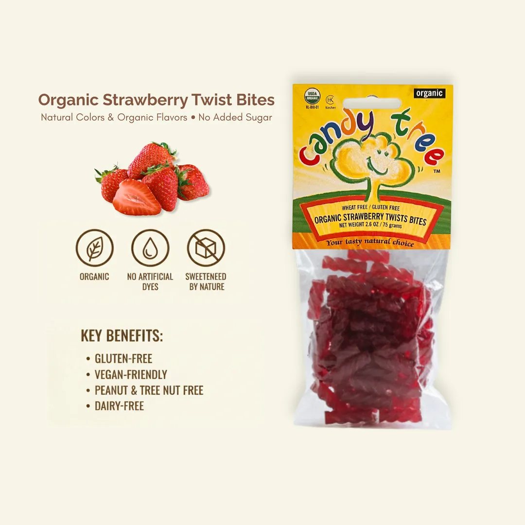 Organic Strawberry Twist Bites