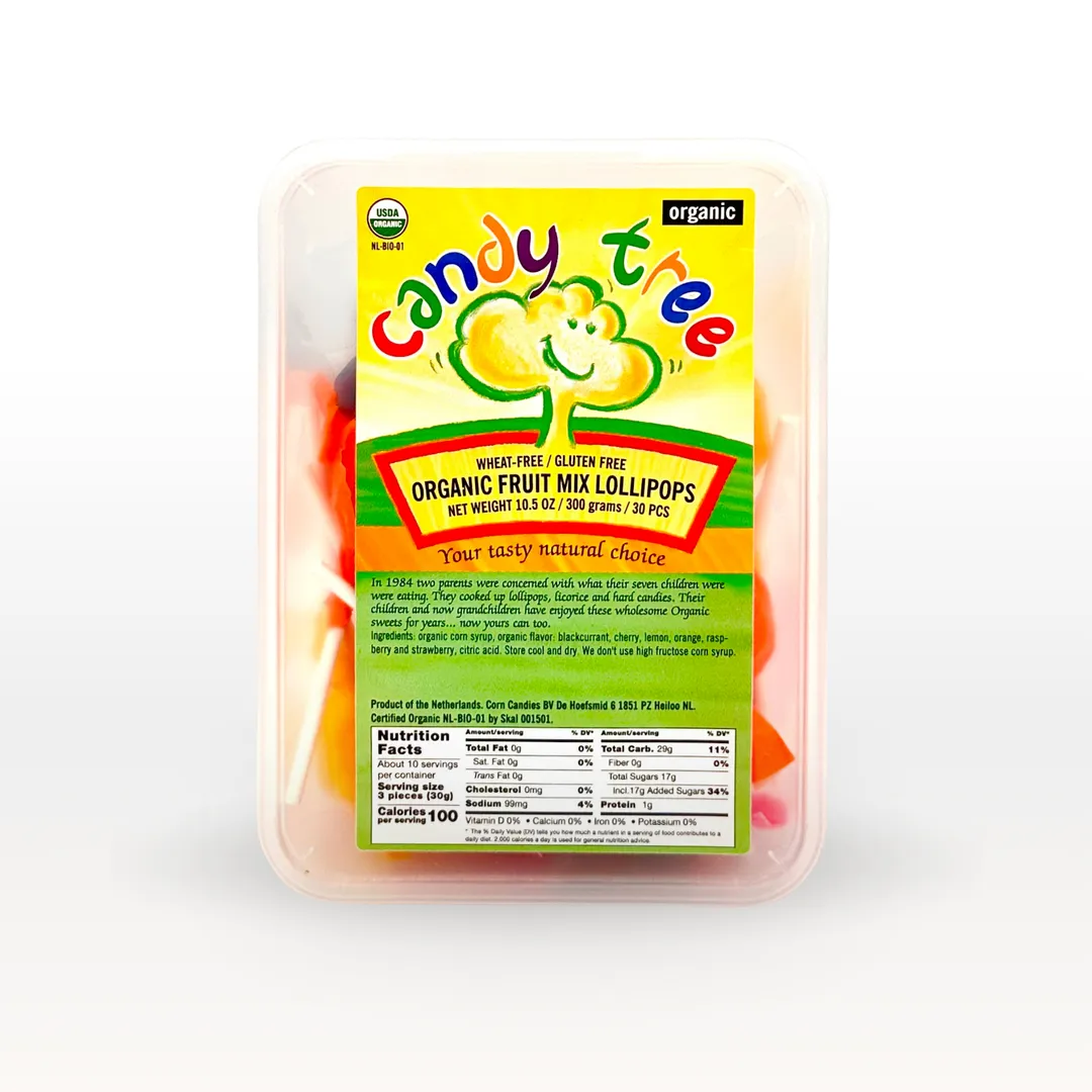 Organic Fruit Mix Lollipops variant