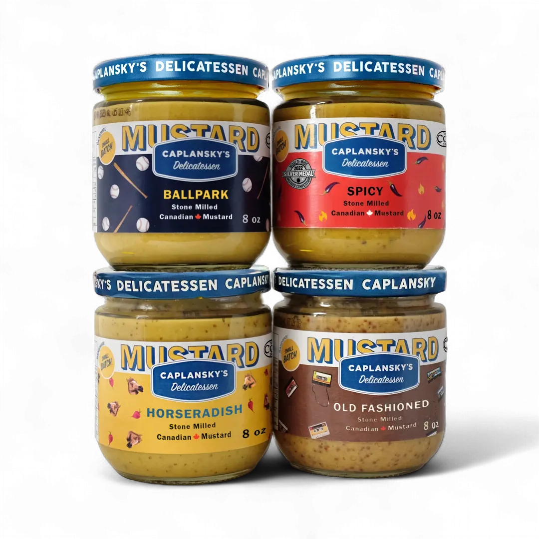 Caplansky's Deli Spicy Mustard 235 Ml - 8 oz. Jar