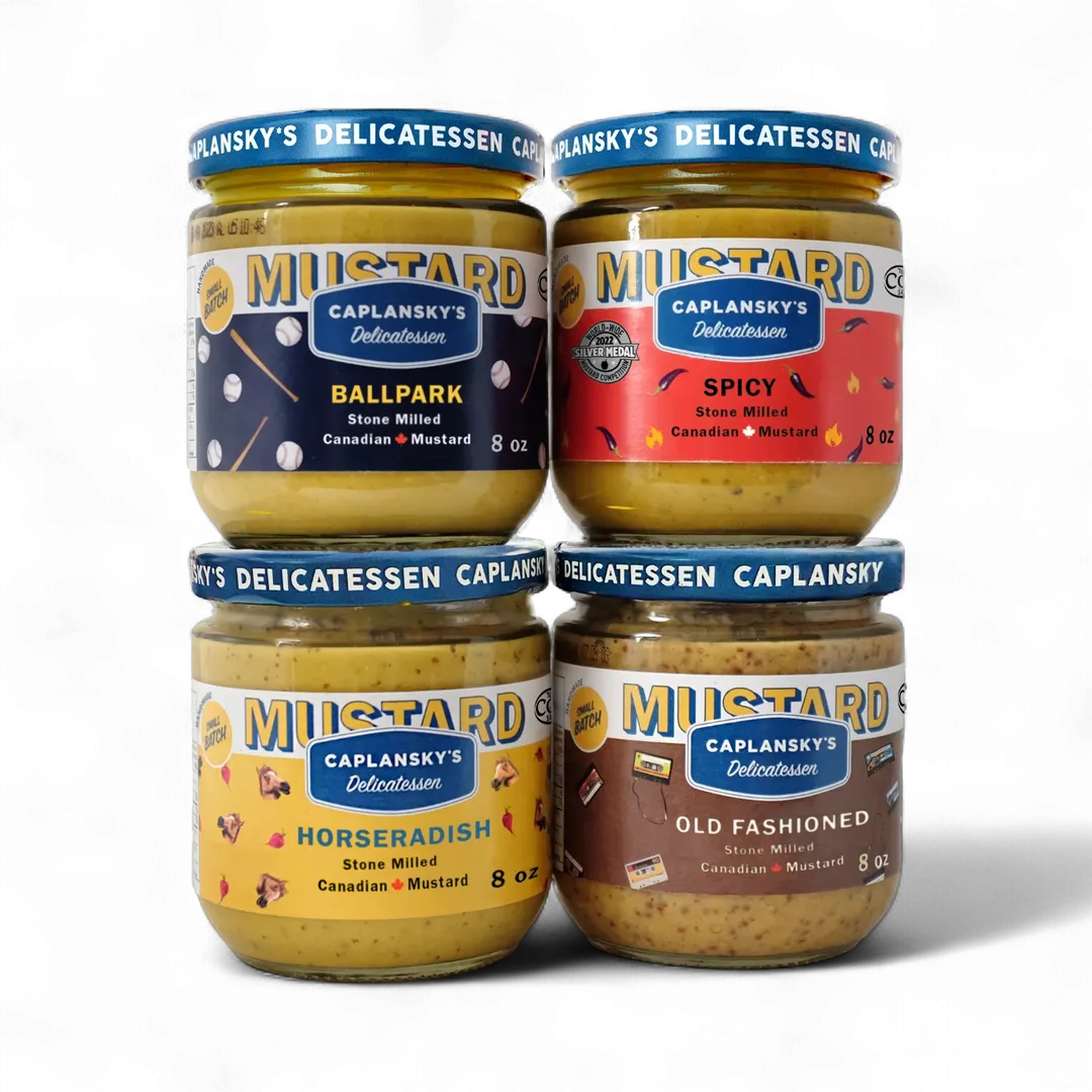 Caplansky's Deli Old Fashioned Mustard 235 Ml - 8 oz. Jar