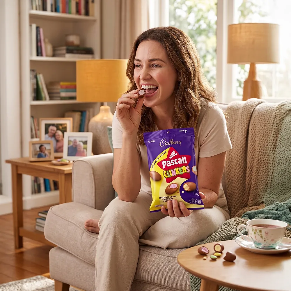 Australian Cadbury Pascal Clinkers 5.64oz bag