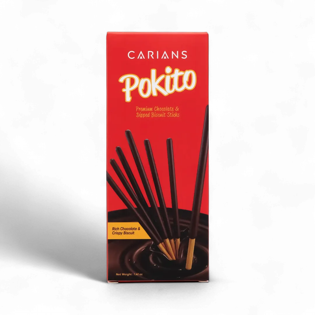 Pokito Chocolate & Dipped Biscuit Sticks 1.41oz (40gr) 5 packs
