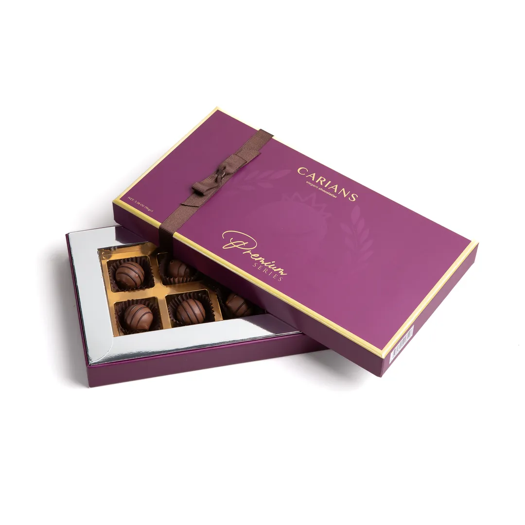 Carian's Chocolate Gourmet Truffles  Elegant Gift Box, 