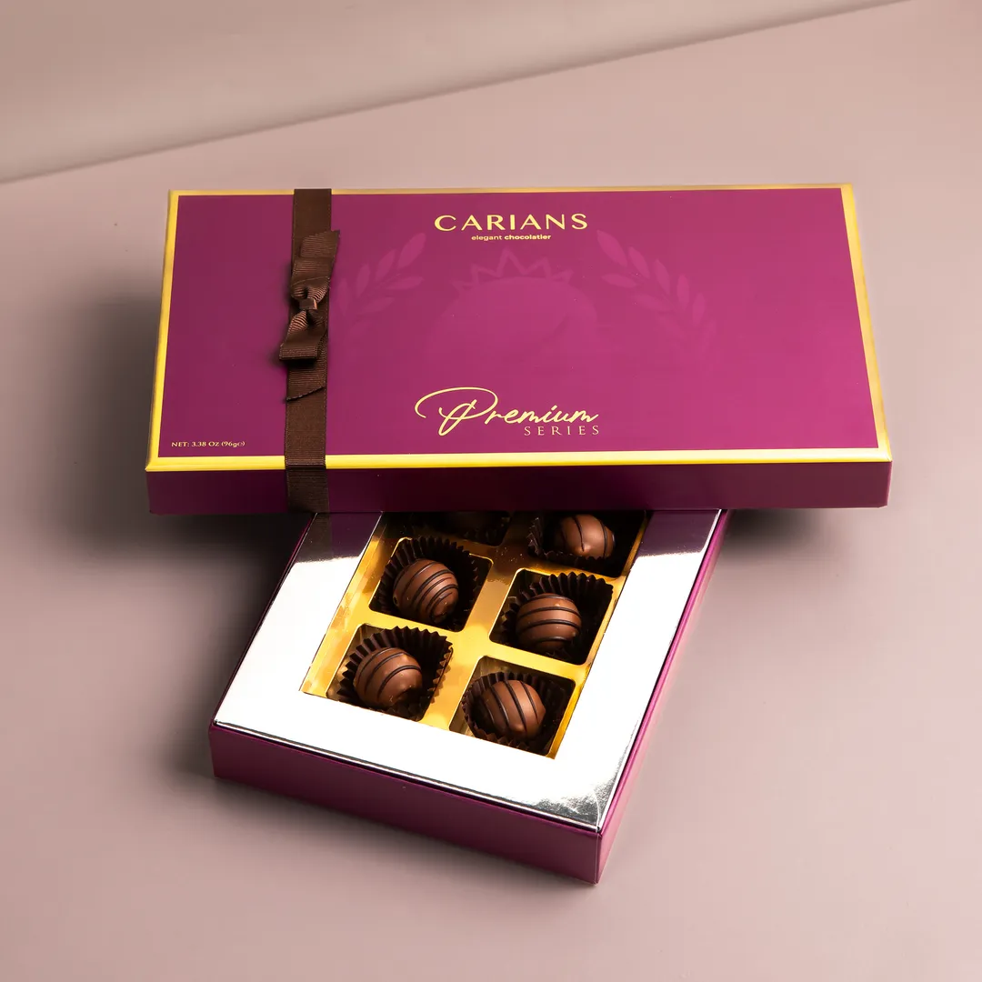 Carian's Chocolate Gourmet Truffles  Elegant Gift Box, 