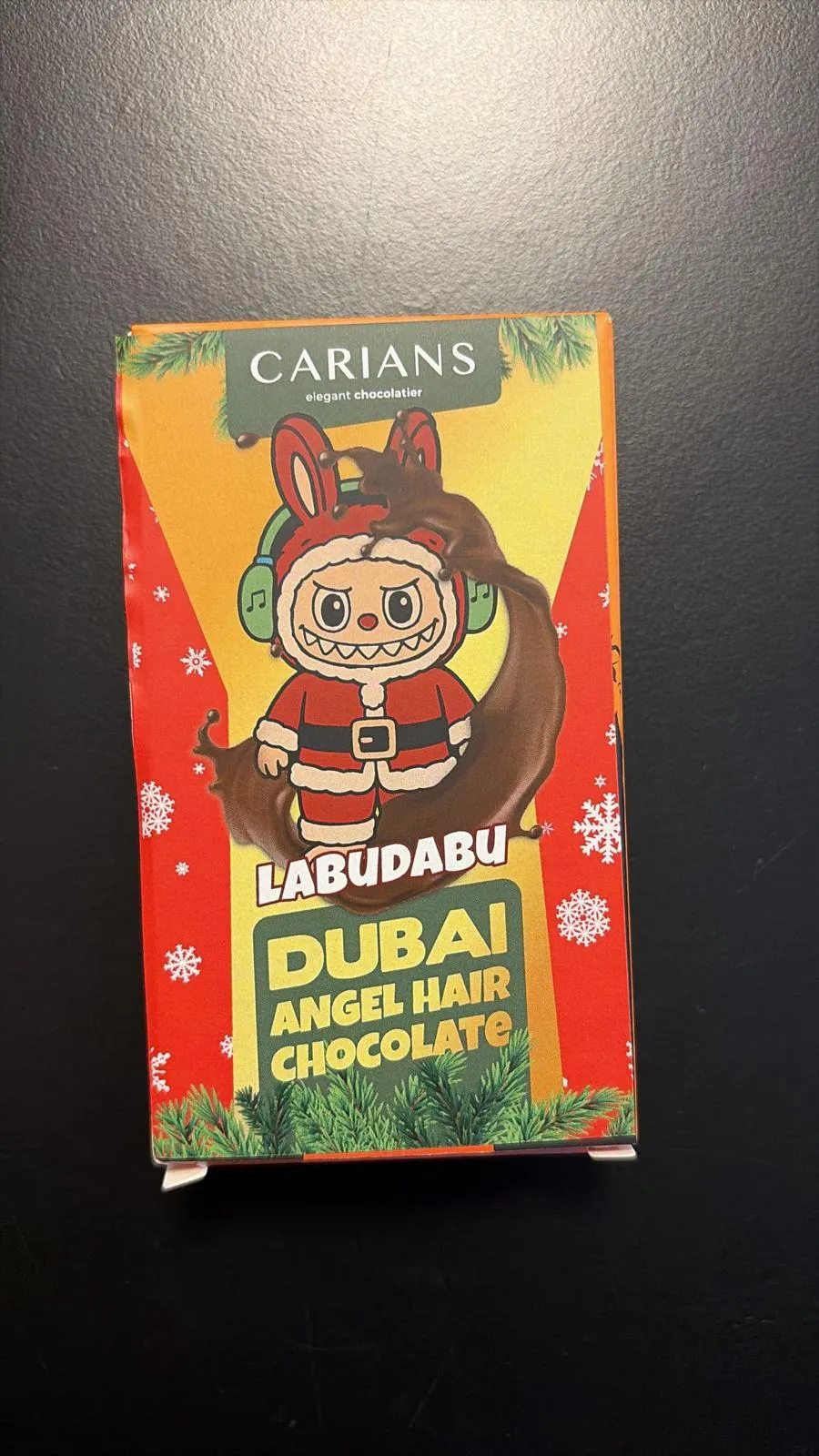  Cartoon Angel Hair Pumpkin Dubai Chocolate Bar 2.65oz 