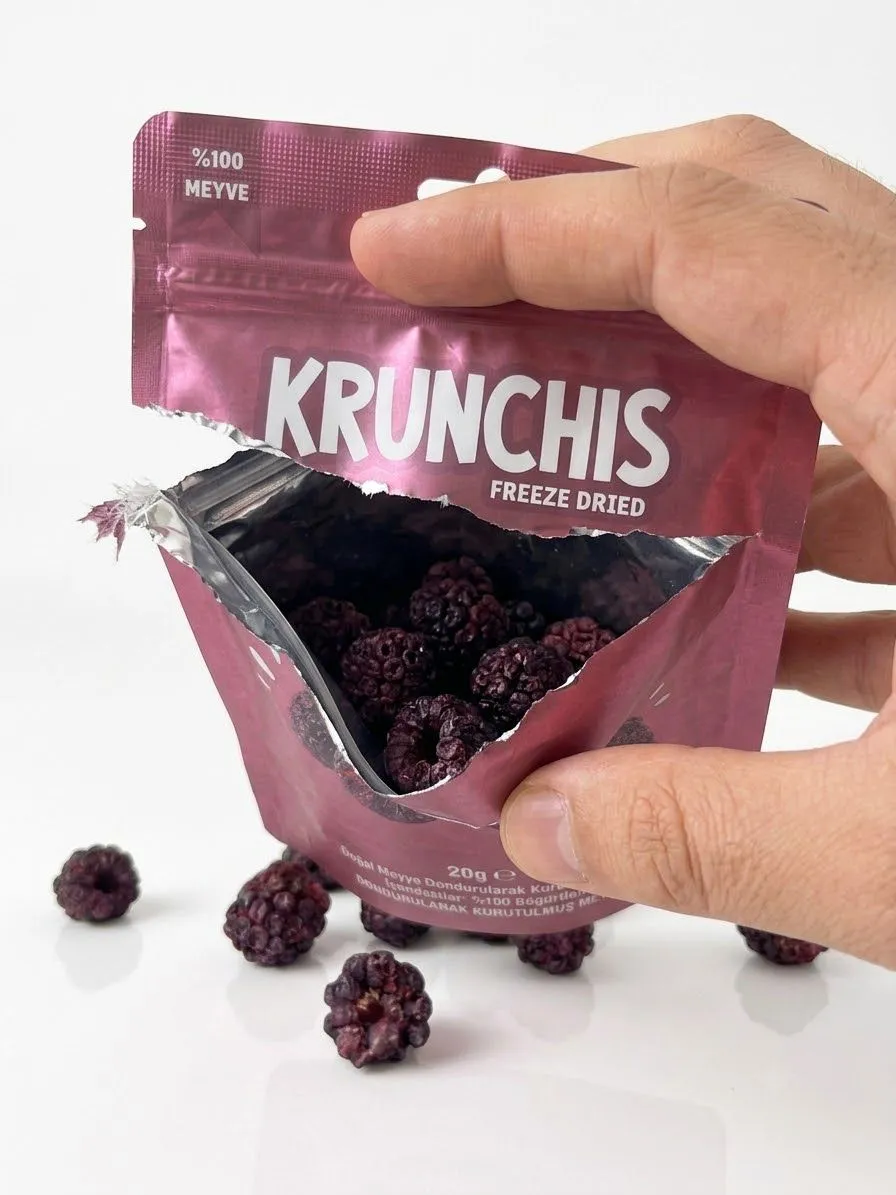 Carians Freeze Dried Blackberry – 0.7 oz (20g) equal to 7.1 Oz Fresh Fruit