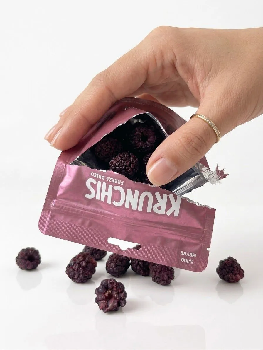 Carians Freeze Dried Blackberry – 0.7 oz (20g) equal to 7.1 Oz Fresh Fruit