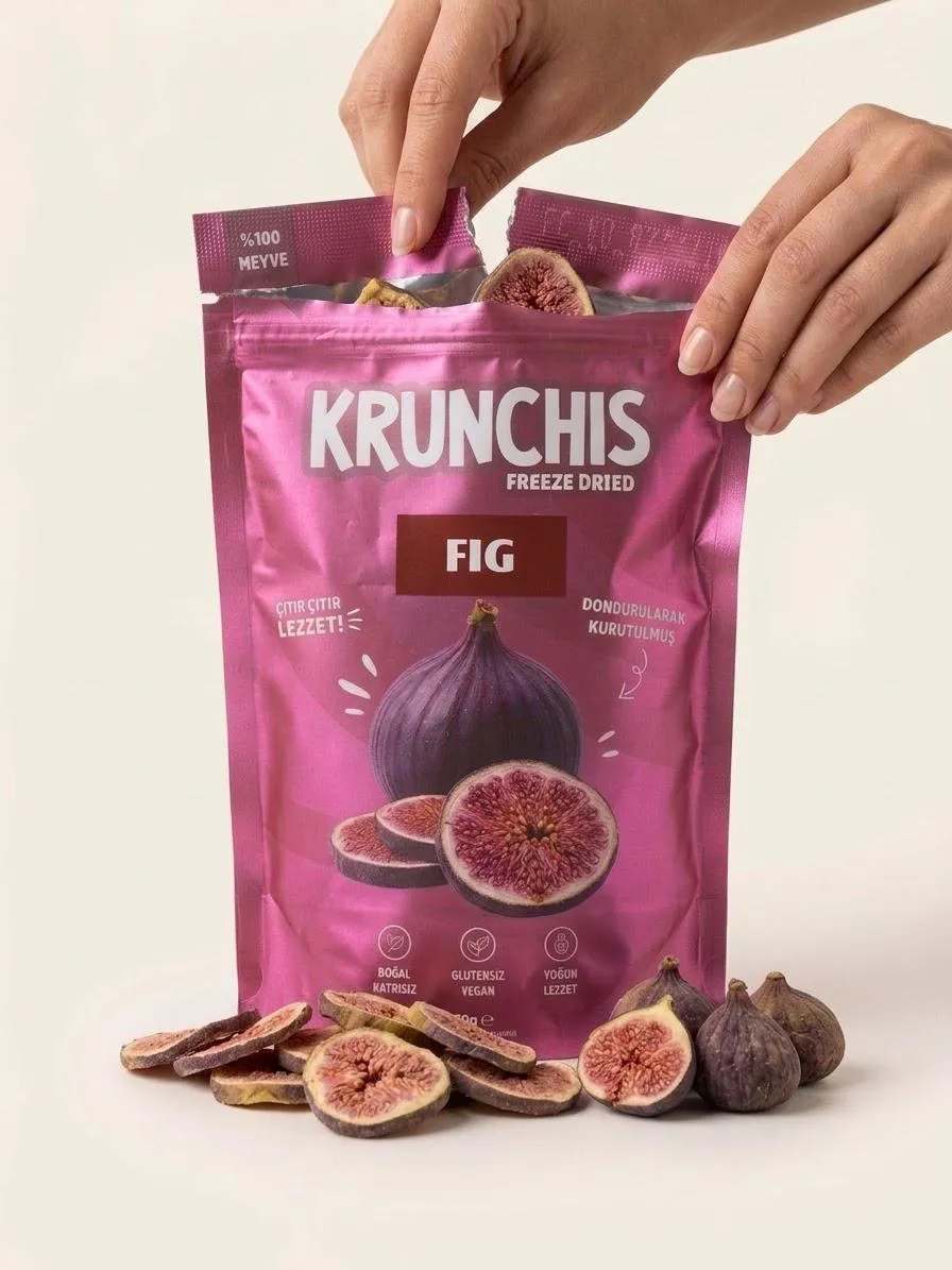 Carians Freeze Dried Fig– 0.7 oz (20g) equal to 7.1 Oz Fresh Fruit