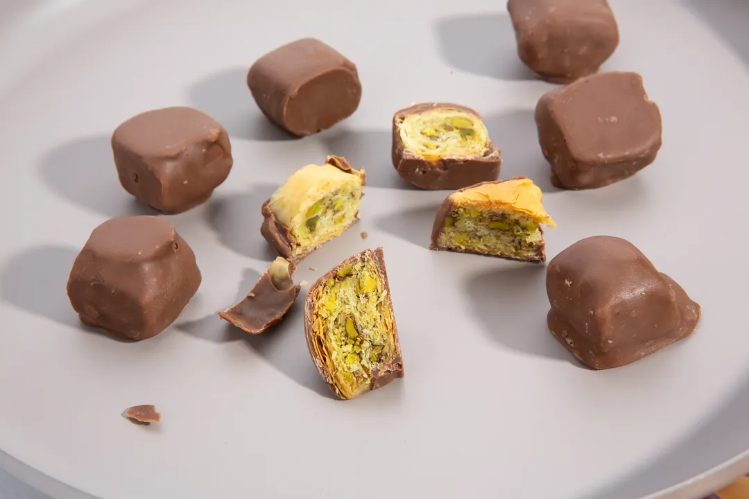 Chocolate Coated Mini Baklava