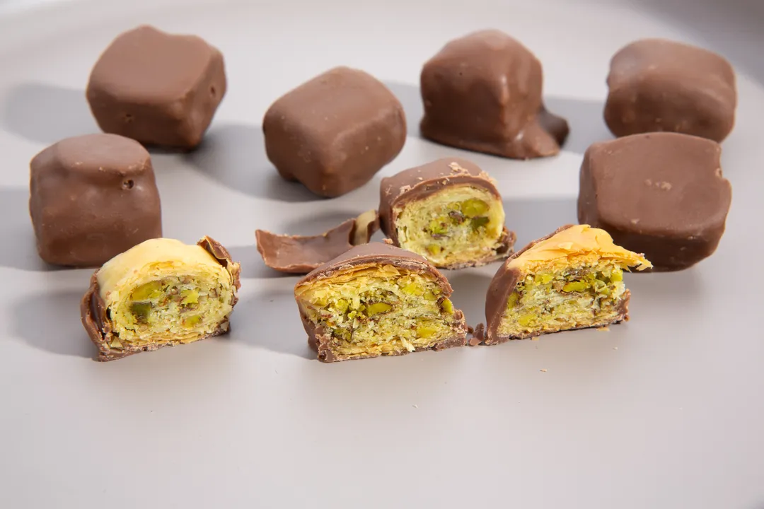 Chocolate Coated Mini Baklava