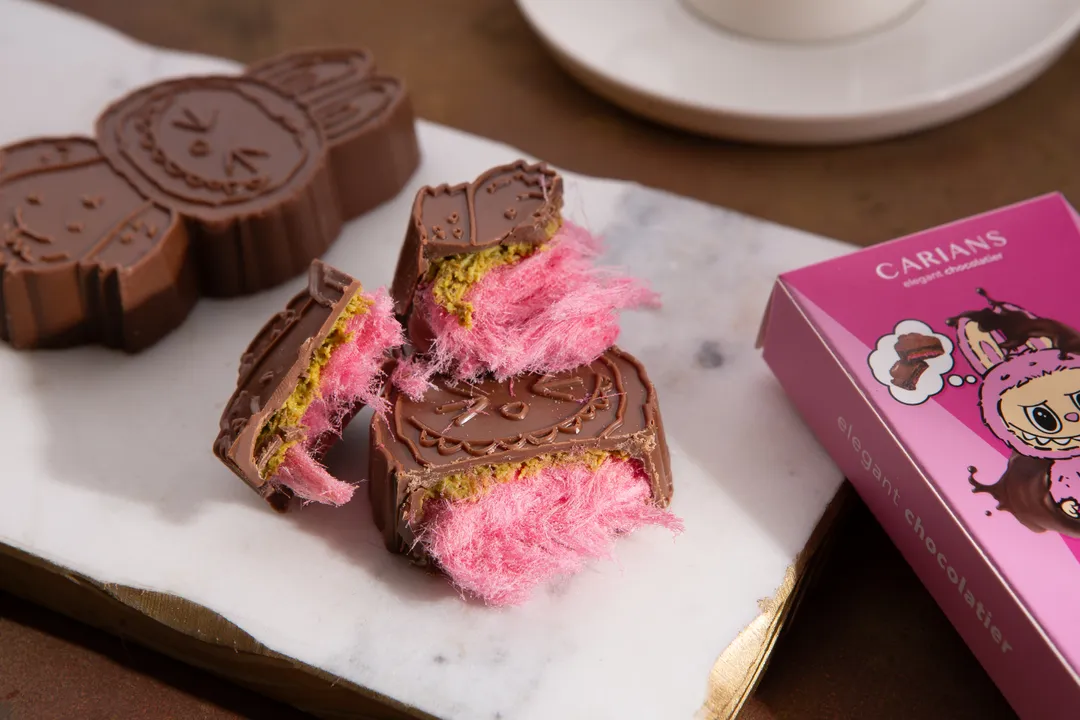 Labudabu Angel Hair Dubai Chocolate Bar - Pink Cotton Candy 