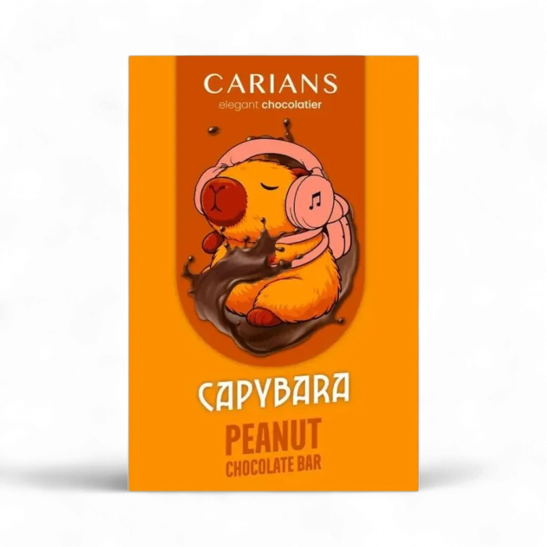 Viral Capybara Peanut Chocolate Bar 2.65oz (75g)