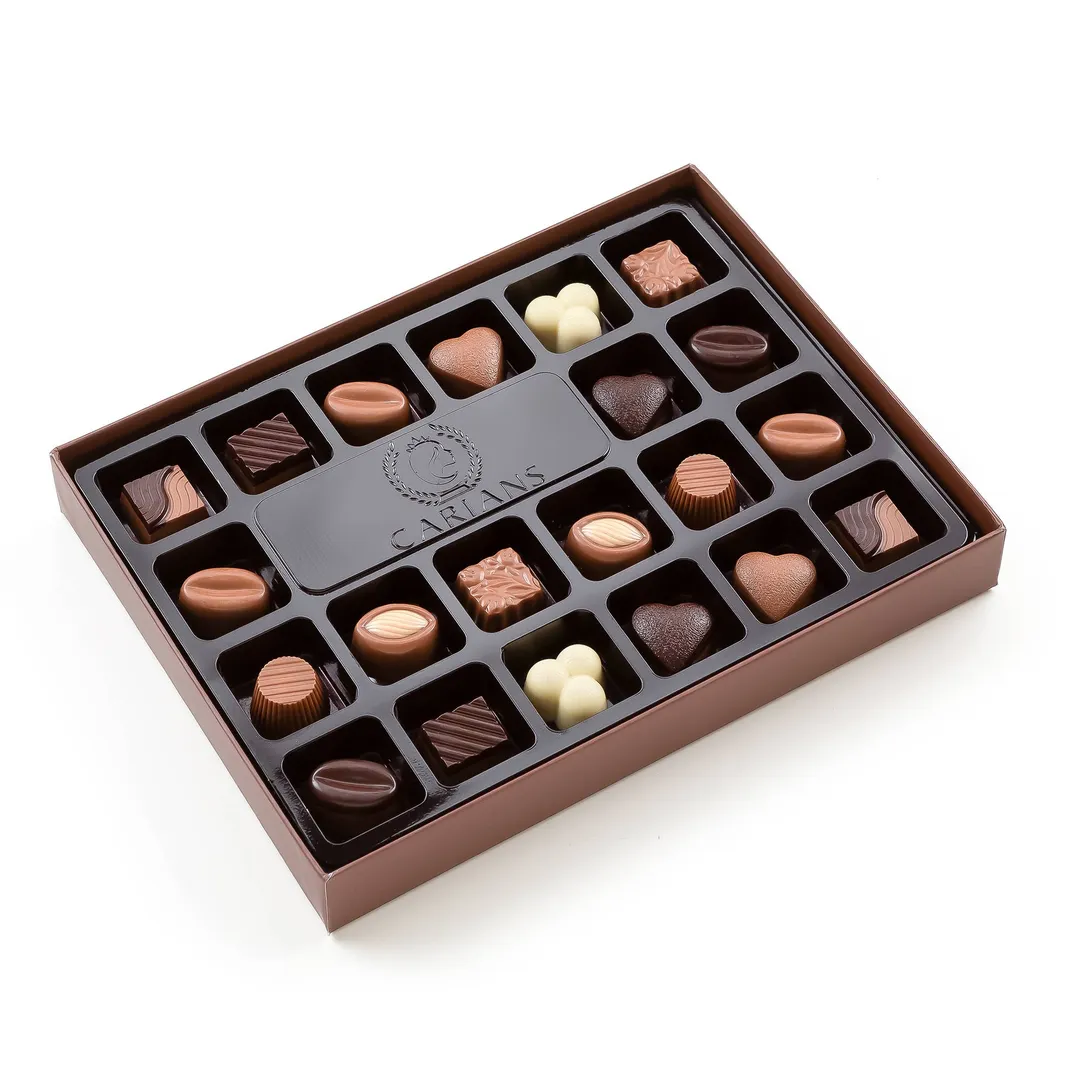 Valentine's Day Luxury Chocolate Gift Box Premium Quality, Gold Ribbon