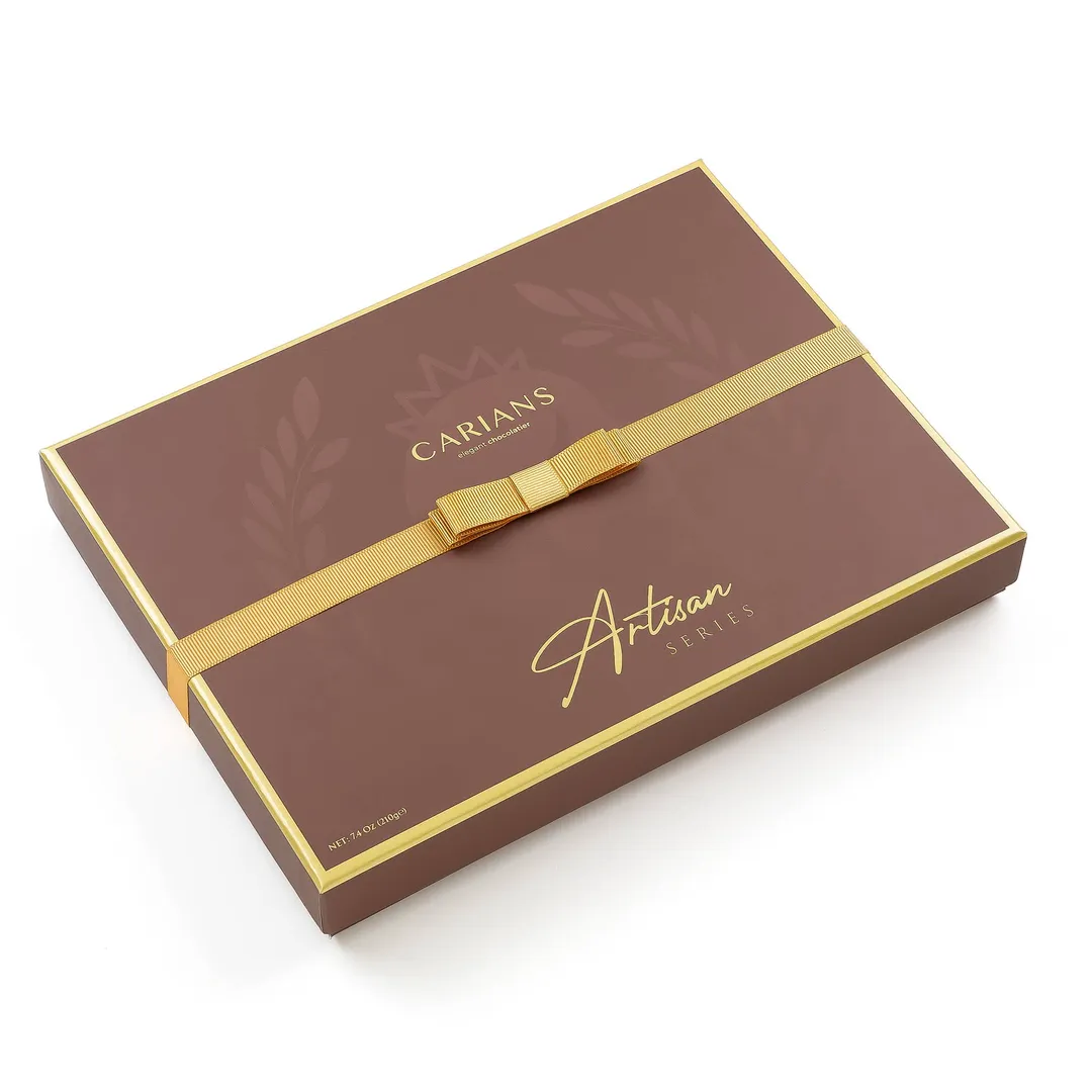 Valentine's Day Luxury Chocolate Gift Box Premium Quality, Gold Ribbon