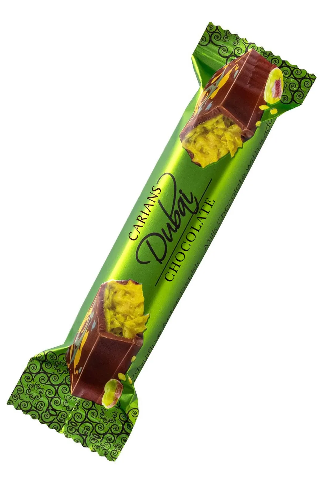 Carian Dubai Chocolate Bar Pistachio Viral Knafeh Chocolate