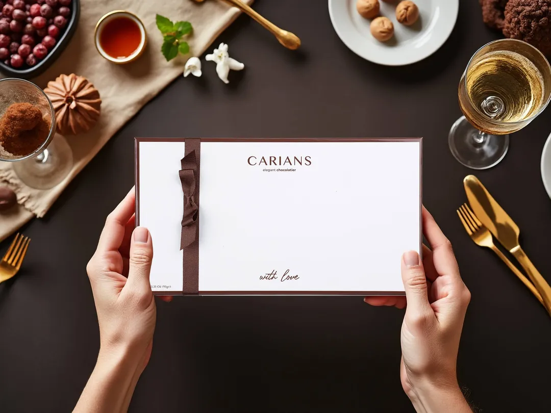 CARIANS Chocolate Gourmet White Chocolate Gift Box,  