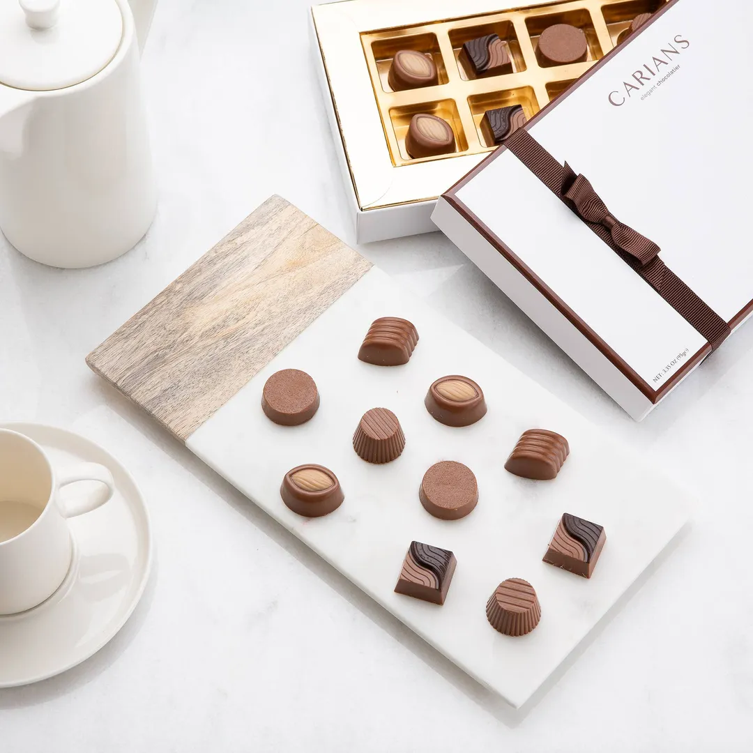 CARIANS Chocolate Gourmet White Chocolate Gift Box,  