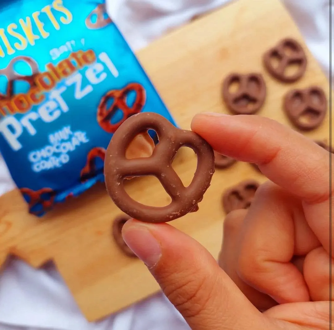 Chocolate Coated Mini Pretzel - 12 Packs in 1 Case 