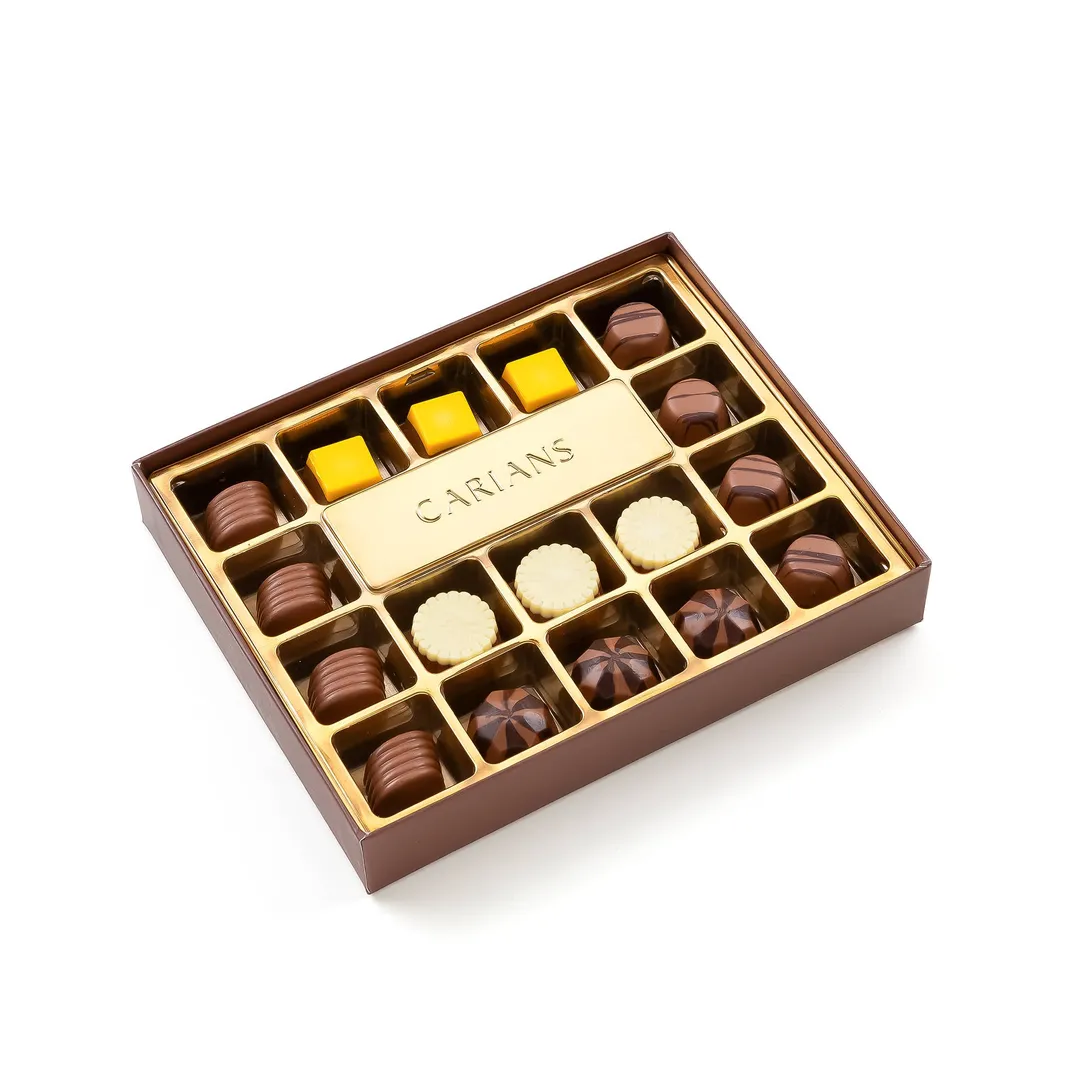  Valentine's Chocolate Gift Box Gold Collection, Premium Luxury Box