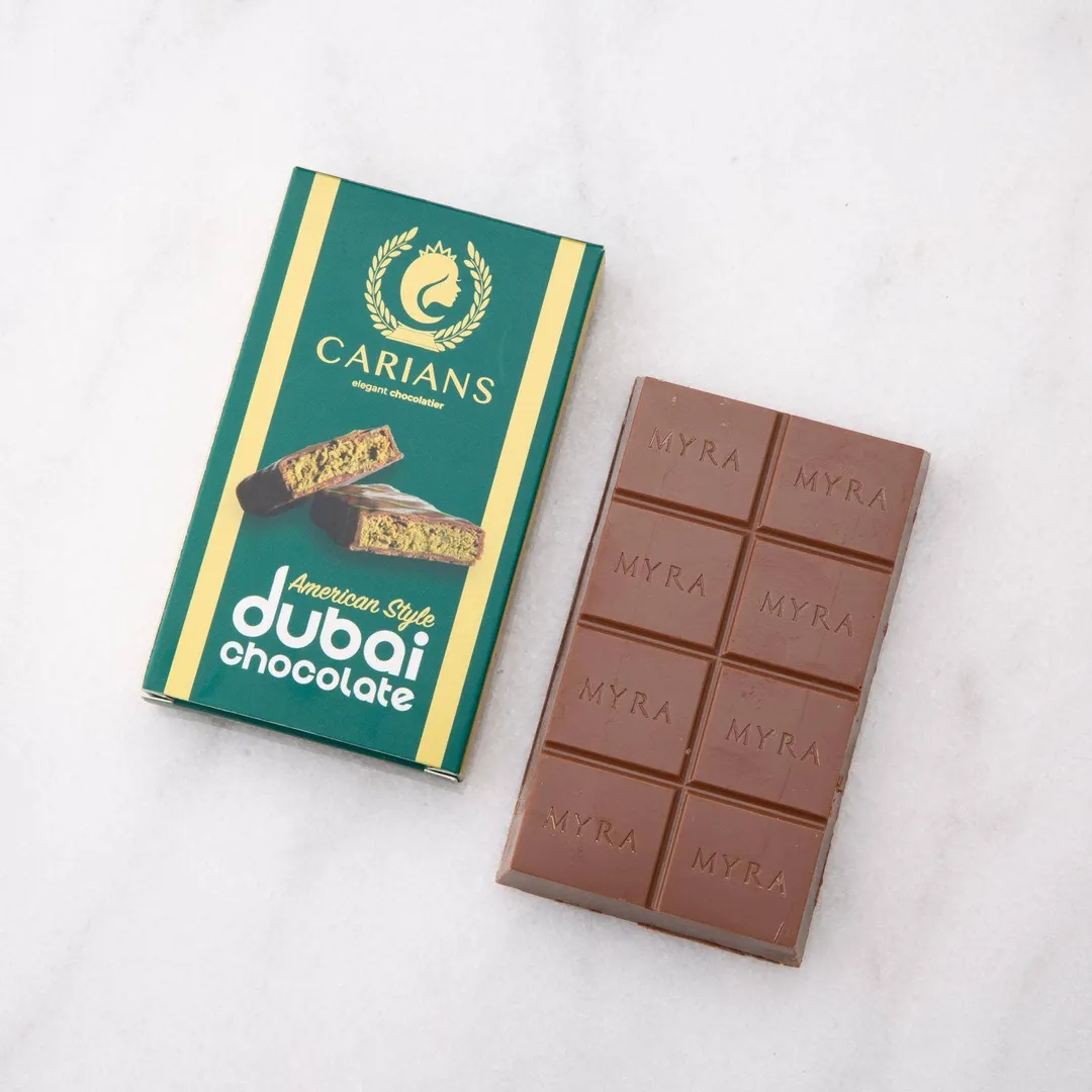 Viral Premium Dubai Chocolate Bar - Best Seller 3.13 oz 
