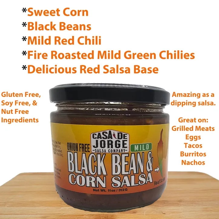 Black Bean & Corn Salsa - Mild