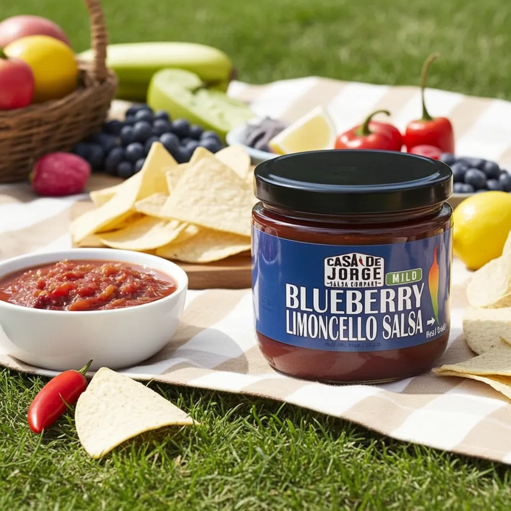 Blueberry Limoncello Salsa - Mild