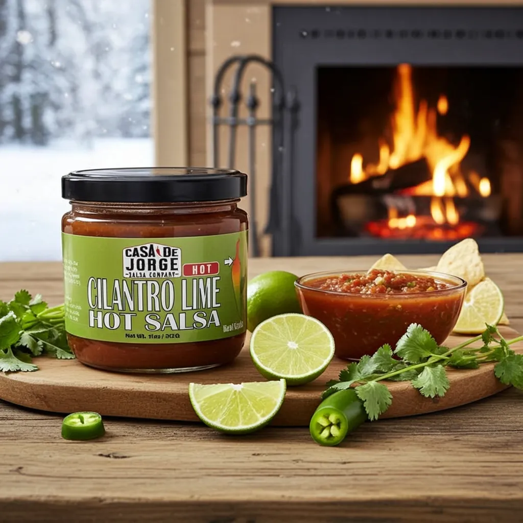 Cilantro Lime Hot Salsa
