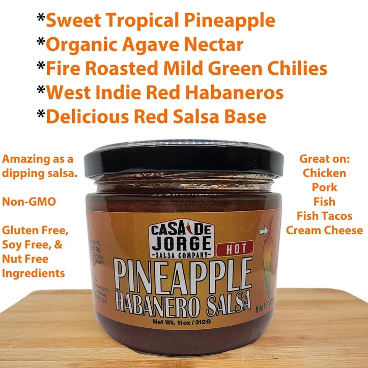 Pineapple Habanero Salsa - Hot