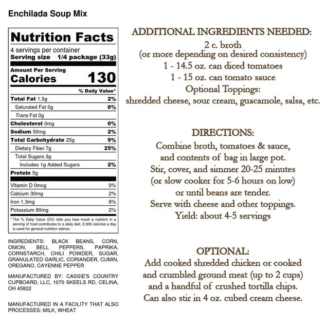 Enchilada Soup Mix