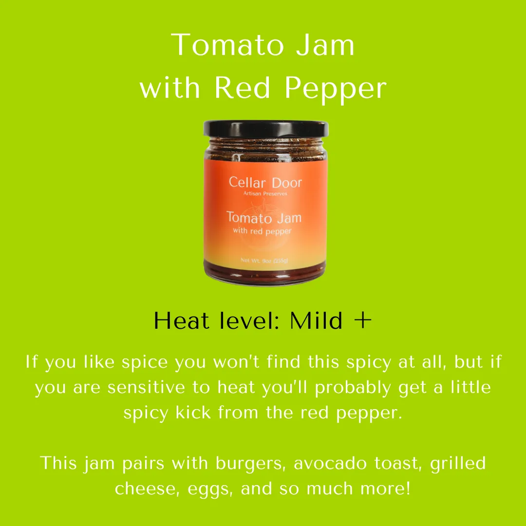 Tomato Jam with Red Pepper