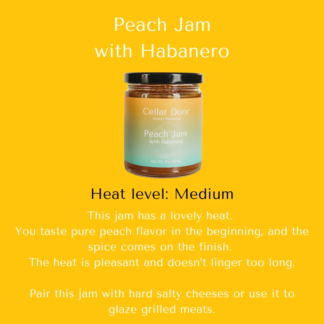 Peach Jam with Habenero
