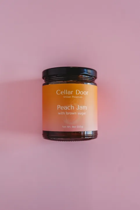 Peach Jam with Brown Sugar