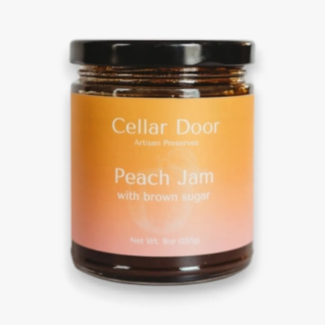 Peach Jam with Brown Sugar