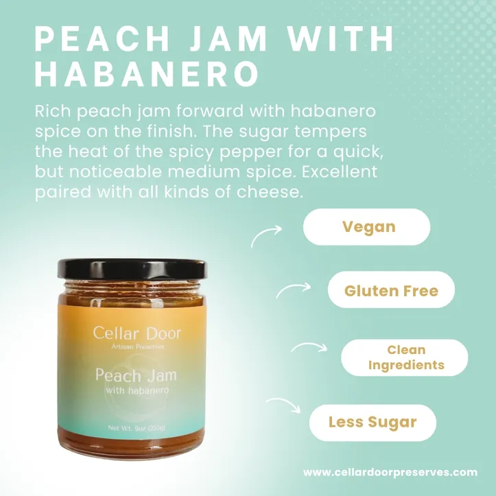 Peach Jam with Habenero