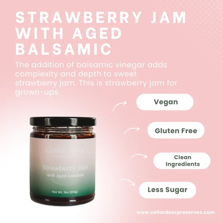Strawberry Jam with Aged Balsamic